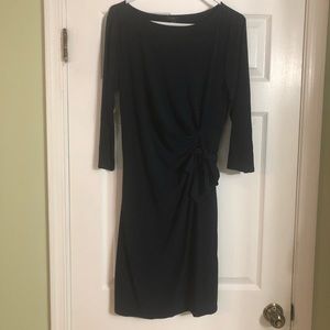 Ann Taylor long sleeve Navy Blue Dress